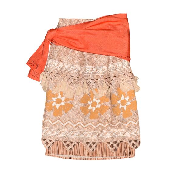 DISNEY‎ STORE $50 Moana Costume Skirt & Sarong Set Girls 7/8 - Picture 2 of 3